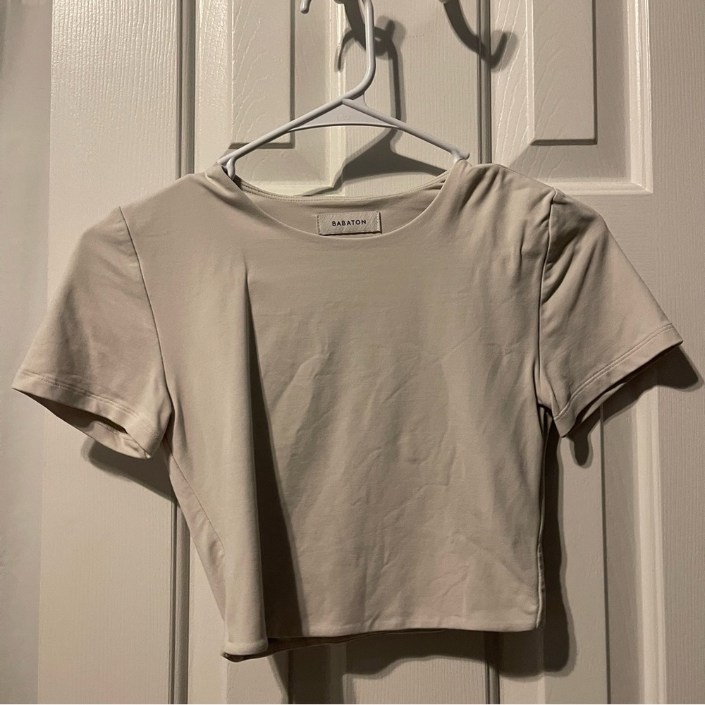 Aritzia Babaton Contour Cropped T-Shirt